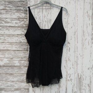 Kim Gravel x Swimsuits For All Swim Dress with Crochet Overlay